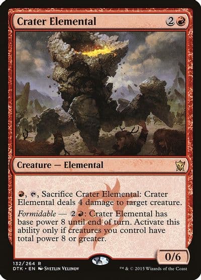 Crater Elemental Dragons of Tarkir Magic card