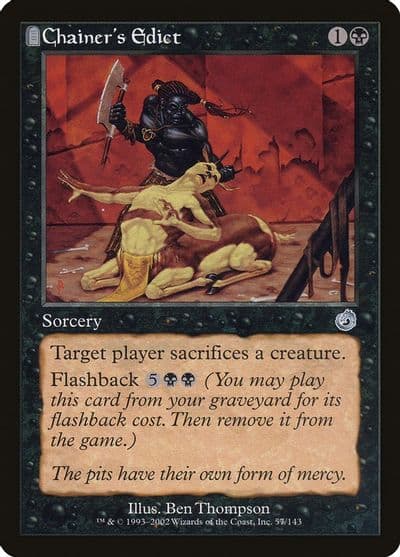 Chainers Edict Torment Magic card