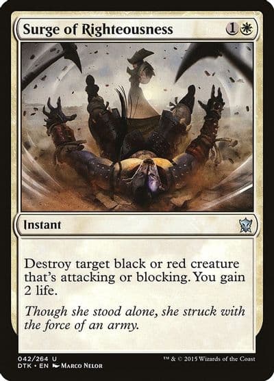 Surge of Righteousness Dragons of Tarkir Magic card