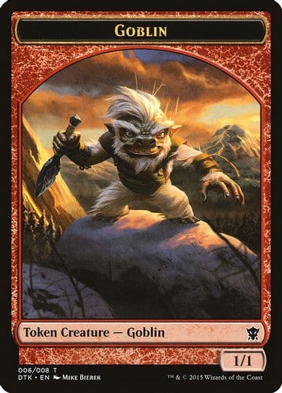 Goblin Token Dragons of Tarkir Magic card