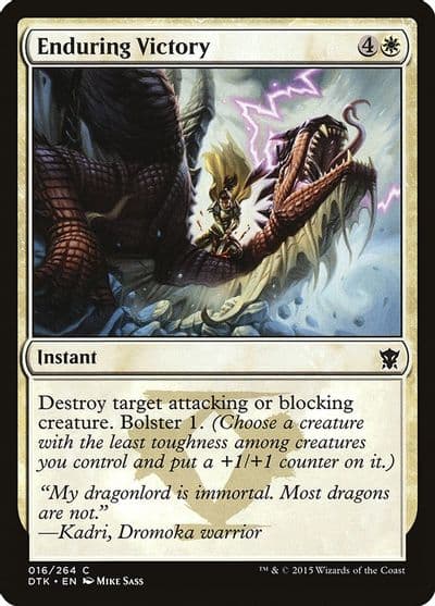 Enduring Victory Dragons of Tarkir Magic card