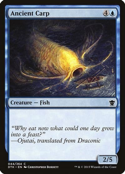 Ancient Carp Dragons of Tarkir Magic card