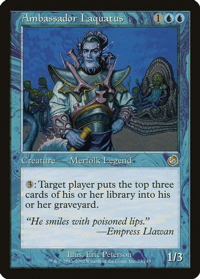 Ambassador Laquatus Torment Magic card