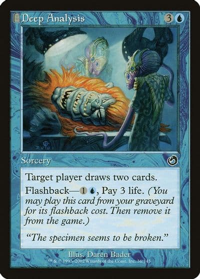 Deep Analysis Torment Magic card