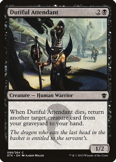 Dutiful Attendant Dragons of Tarkir Magic card
