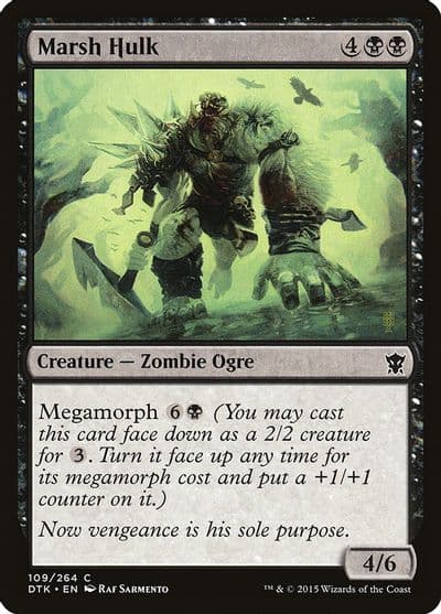 Marsh Hulk Dragons of Tarkir Magic card