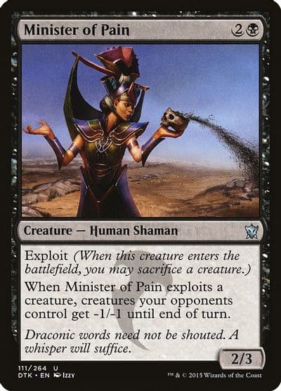 Minister of Pain Dragons of Tarkir Magic card