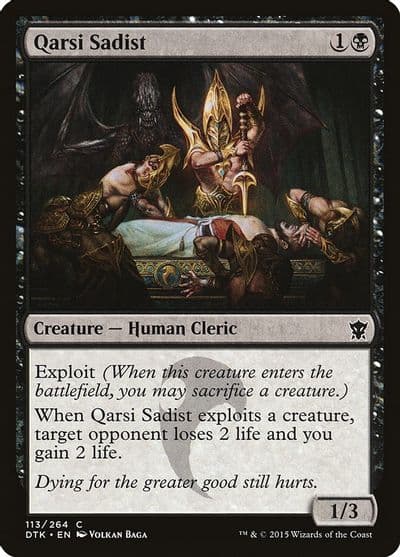 Qarsi Sadist Dragons of Tarkir Magic card