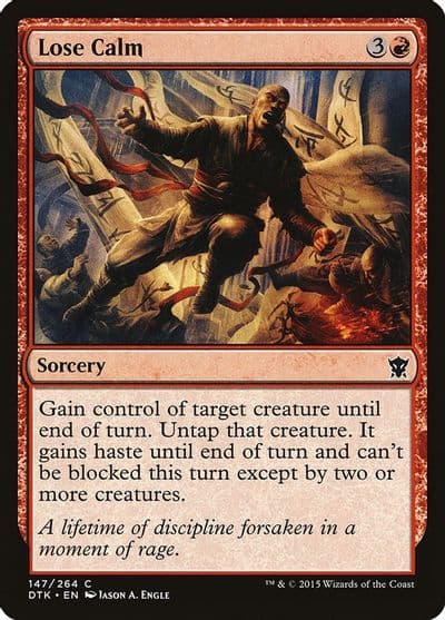 Lose Calm Dragons of Tarkir Magic card
