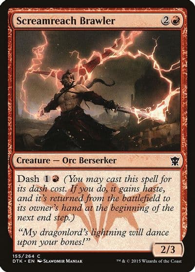 Screamreach Brawler Dragons of Tarkir Magic card