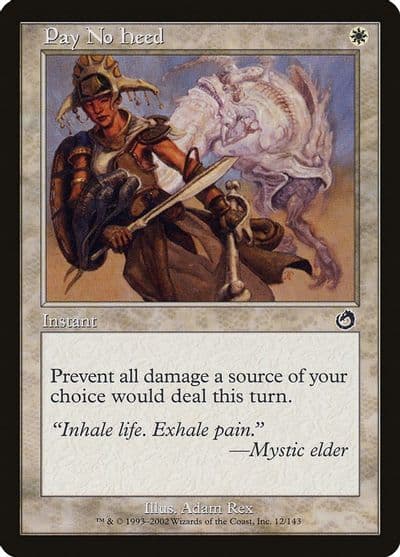 Pay No Heed Torment Magic card