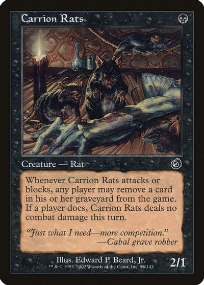 Carrion Rats Torment Magic card