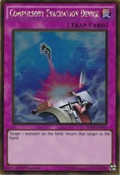 Compulsory Evacuation Device Premium Gold: Return of the Bling Yu-Gi-Oh! card