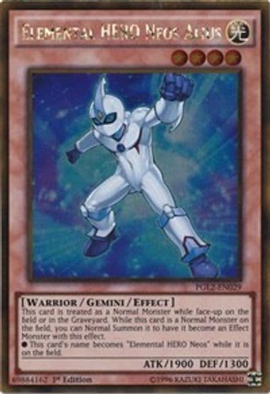 Elemental HERO Neos Alius Premium Gold: Return of the Bling Yu-Gi-Oh! card