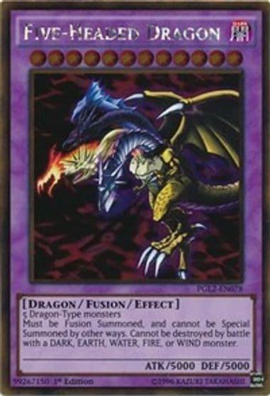 Five Headed Dragon Premium Gold: Return of the Bling Yu-Gi-Oh! card