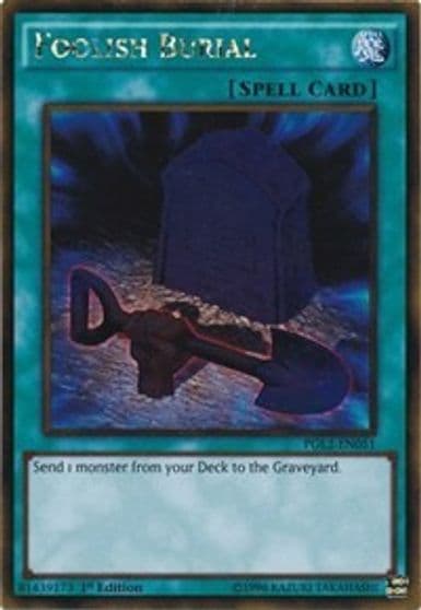 Foolish Burial Premium Gold: Return of the Bling Yu-Gi-Oh! card