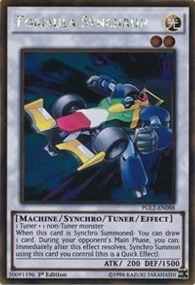 Formula Synchron Premium Gold: Return of the Bling Yu-Gi-Oh! card