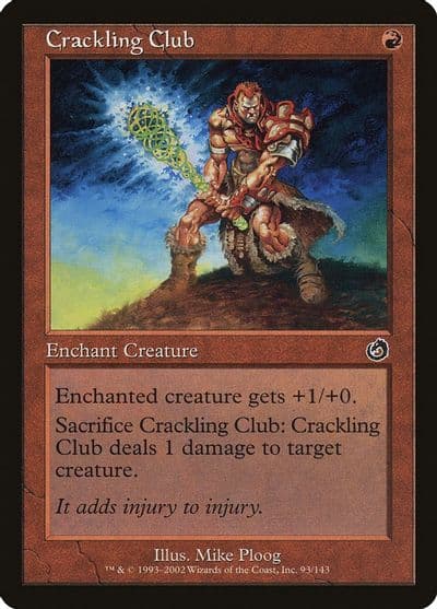 Crackling Club Torment Magic card