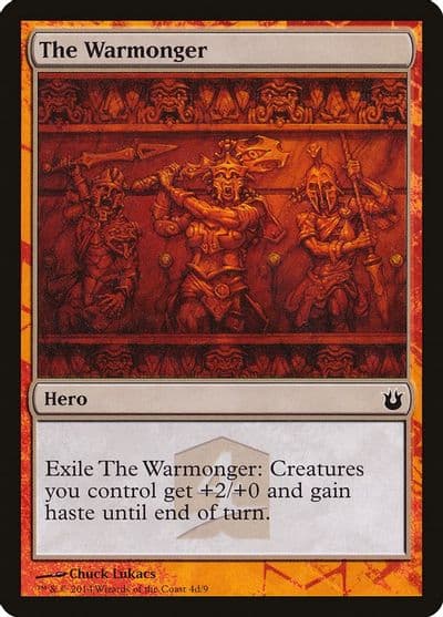 The Warmonger Hero's Path Promos Magic card