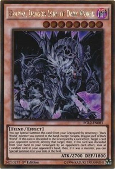Grapha Dragon Lord of Dark World Premium Gold: Return of the Bling Yu-Gi-Oh! card
