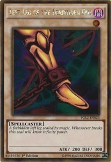 Left Leg of the Forbidden One Premium Gold: Return of the Bling Yu-Gi-Oh! card