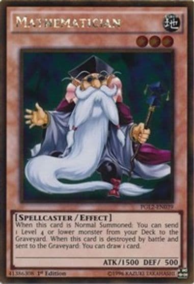 Mathematician Premium Gold: Return of the Bling Yu-Gi-Oh! card