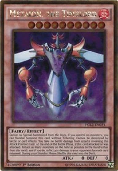 Metaion the Timelord Premium Gold: Return of the Bling Yu-Gi-Oh! card