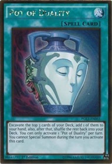 Pot of Duality Premium Gold: Return of the Bling Yu-Gi-Oh! card