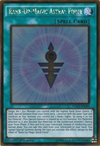Rank Up Magic Astral Force Premium Gold: Return of the Bling Yu-Gi-Oh! card