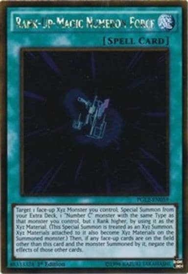 Rank Up Magic Numeron Force Premium Gold: Return of the Bling Yu-Gi-Oh! card