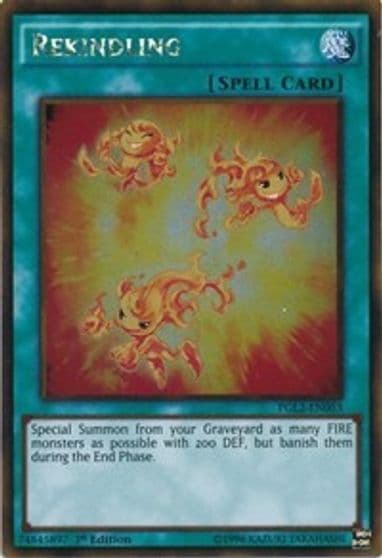 Rekindling Premium Gold: Return of the Bling Yu-Gi-Oh! card