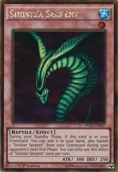 Sinister Serpent Premium Gold: Return of the Bling Yu-Gi-Oh! card