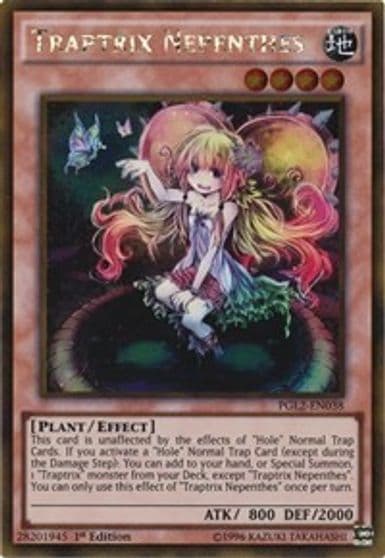 Traptrix Nepenthes Premium Gold: Return of the Bling Yu-Gi-Oh! card