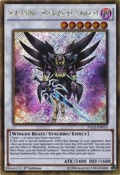 Blackwing Nothung the Starlight Premium Gold: Return of the Bling Yu-Gi-Oh! card