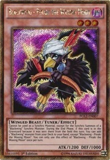 Blackwing Pinaki the Waxing Moon Premium Gold: Return of the Bling Yu-Gi-Oh! card