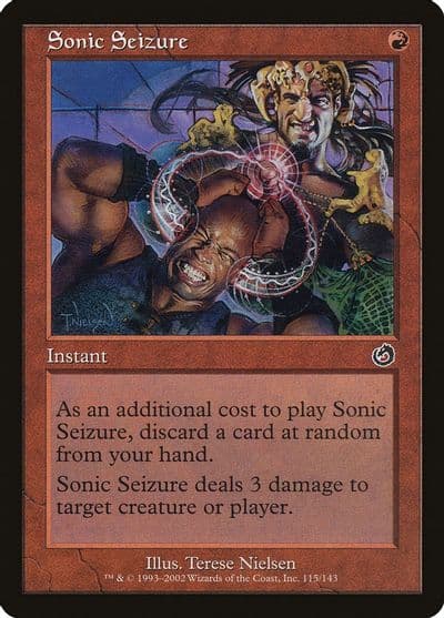 Sonic Seizure Torment Magic card