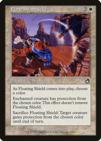 Floating Shield Torment Magic card