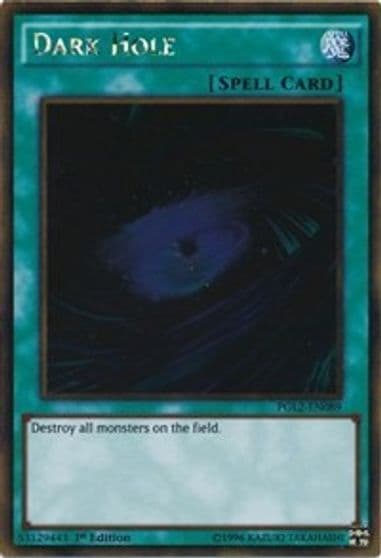 Dark Hole Premium Gold: Return of the Bling Yu-Gi-Oh! card