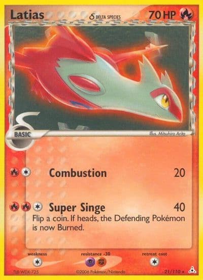 Latias Deck Exclusives Pokemon card
