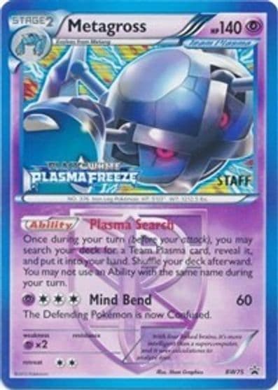 Metagross - BW75 (Team Plasma) (Prerelease) Black and White Promos Pokemon card