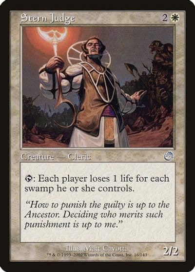 Stern Judge Torment Magic card