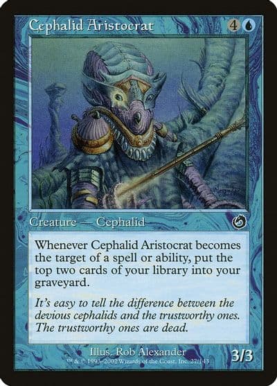 Cephalid Aristocrat Torment Magic card