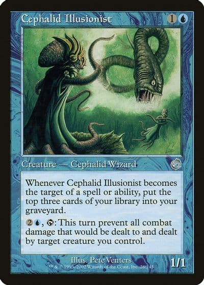Cephalid Illusionist Torment Magic card