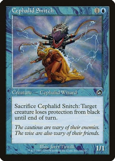 Cephalid Snitch Torment Magic card