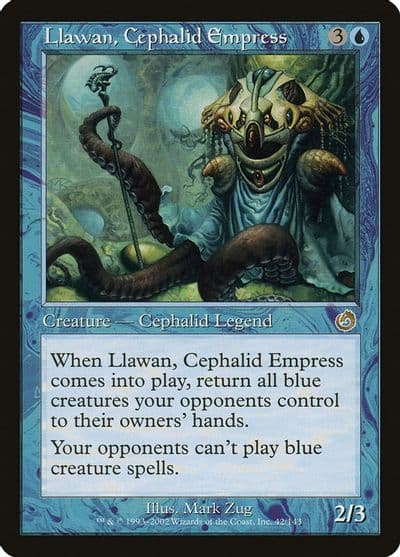 Llawan Cephalid Empress Torment Magic card