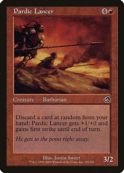 Pardic Lancer Torment Magic card