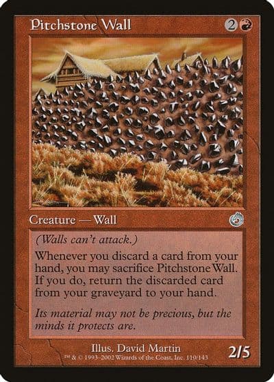 Pitchstone Wall Torment Magic card