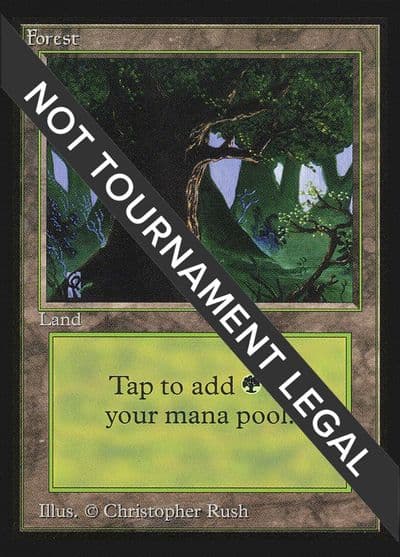 Forest C CE Collector's Edition Magic card