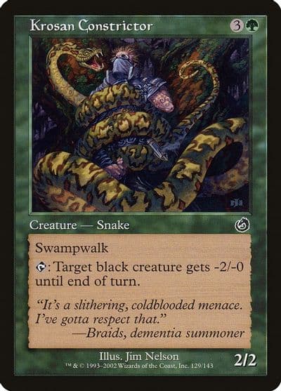 Krosan Constrictor Torment Magic card