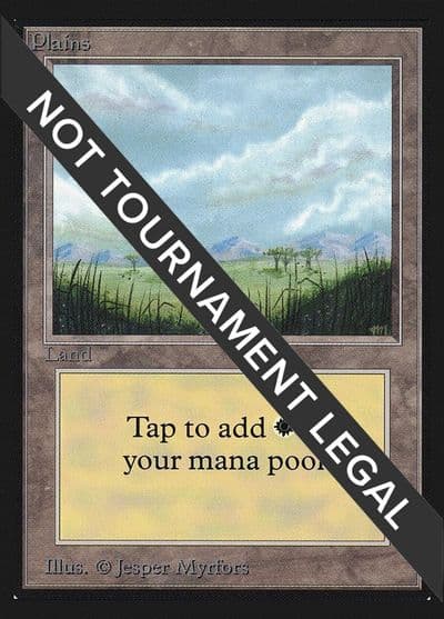 Plains B CE Collector's Edition Magic card